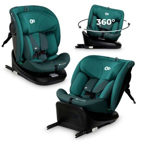 Ghế ngồi ô tô xoay 360 độ cho bé Kinderkraft I-GROW - Màu xanh lá