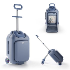 Vali kéo 2in1 cho bé Kinderkraft CABBY - Màu xanh