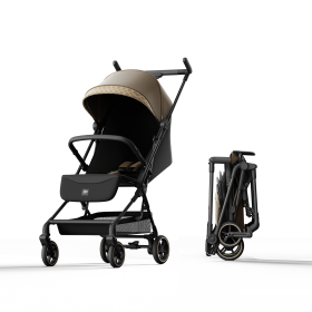 Xe đẩy gấp gọn cho bé Kinderkraft KP10 AIR - Màu nâu