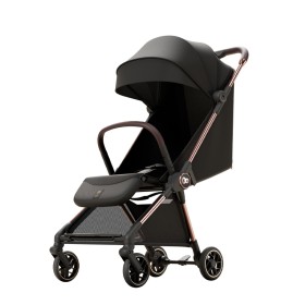 Xe đẩy gấp gọn cho bé Kinderkraft KP10 ALUMIMIUM - Màu đen