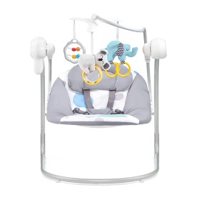 Nôi đưa tự động cho bé Kinderkraft MINKY - Màu xanh